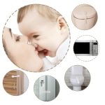 12 Pack Baby Proofing Cabinet Strap Locks - Vkania Kids Proof Kit - Child Safety Drawer Cupboard Oven Refrigerator Adhesive Locks - Adjustable Toilets Seat Fridge Latches - No Drilling - Image 5
